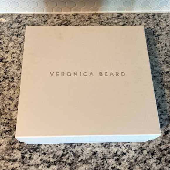 Veronica Beard Dacey Denim Clog wooden heel clogs - Picture 3 of 12